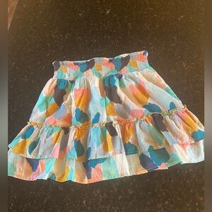THML print ruffle skirt